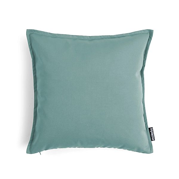 mokebo Outdoor Kissenbezug Die Auszeit 45x45cm Sofakissen Hülle in Eukalypt günstig online kaufen