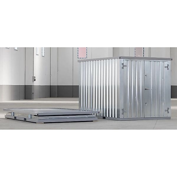 LagercontainerXXL 4m Lagercontainer mit Doppeltür & Doppelverriegelung Voll günstig online kaufen