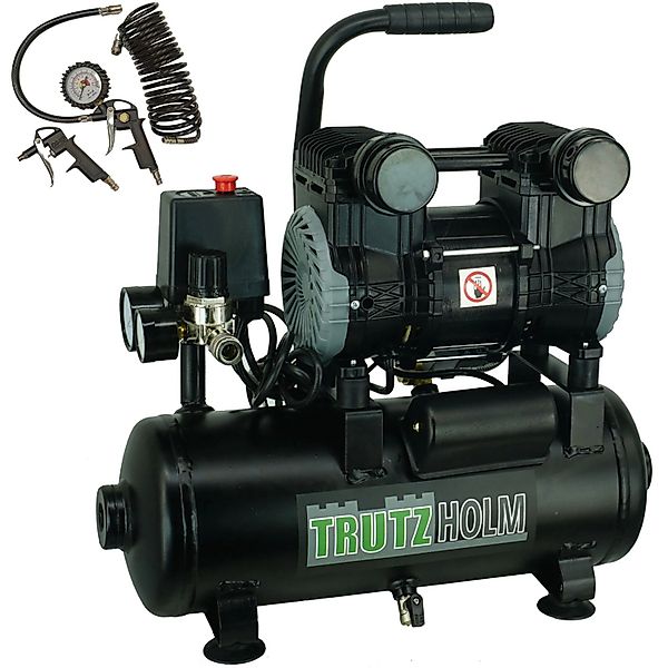TRUTZHOLM Silent Flüsterkompressor 9L Kompressor Tragbar Leise Ölfrei 900W günstig online kaufen