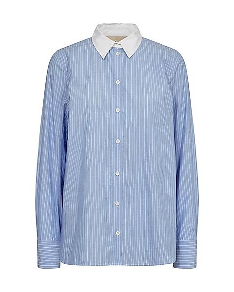 Mos Mosh Kurzarmhemd MMTayla Stripe Shirt Hydrangea günstig online kaufen