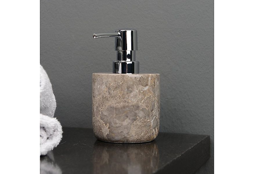 wohnfreuden Seifenspender Marmor Seifenspender Lasa grau, 30837 günstig online kaufen