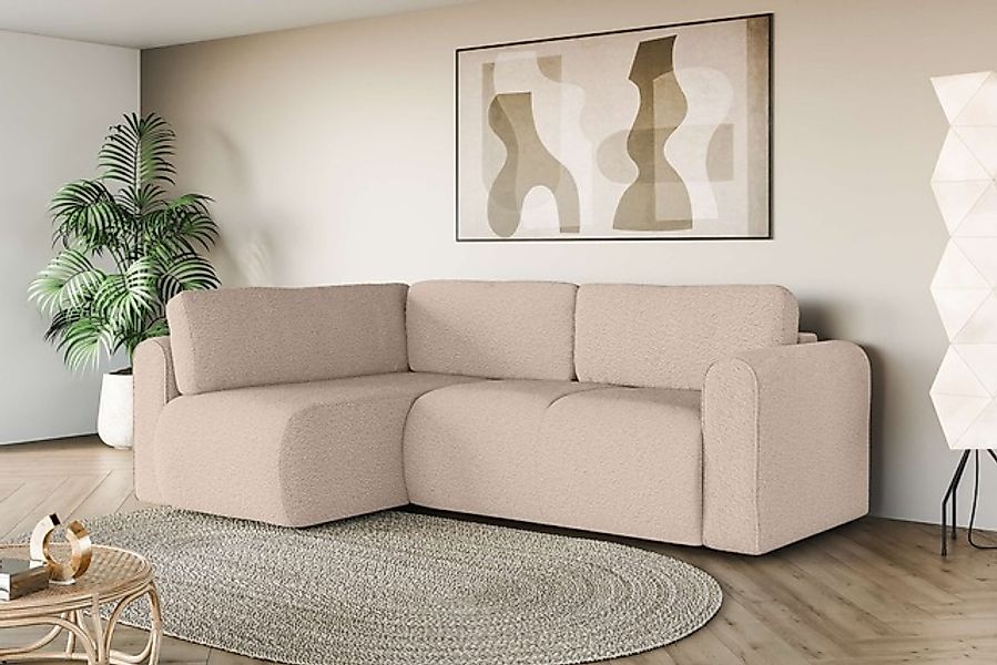 INOSIGN Ecksofa »Zacharia wahlweise Schlafsofa mit Bettkasten, B/T/H 250/16 günstig online kaufen