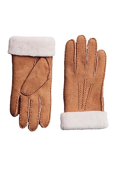Next Lederhandschuhe Lederhandschuhe mit Lammkunstfell (1-St) günstig online kaufen