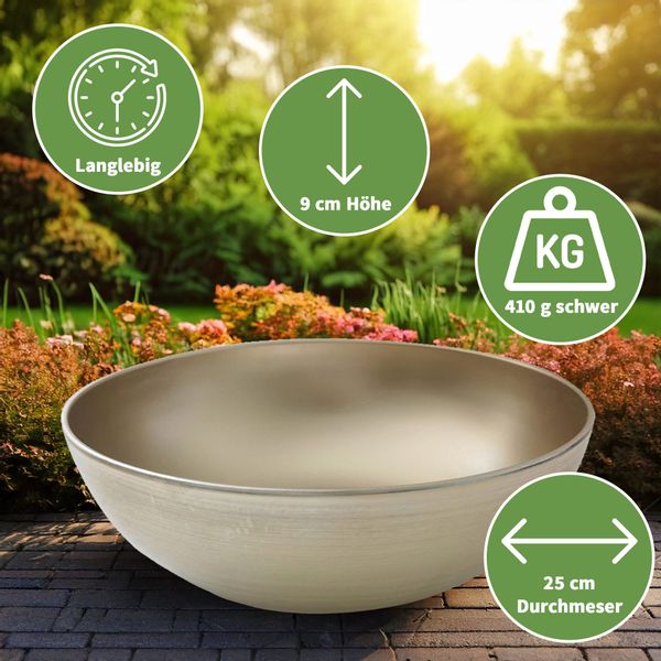 matches21 HOME & HOBBY Blumentopf Runde günstig online kaufen