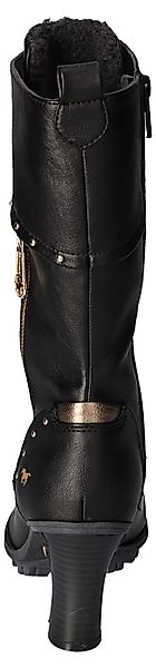Mustang Shoes Winterstiefel, Absatzstiefel, Profilsohle, mit günstig online kaufen