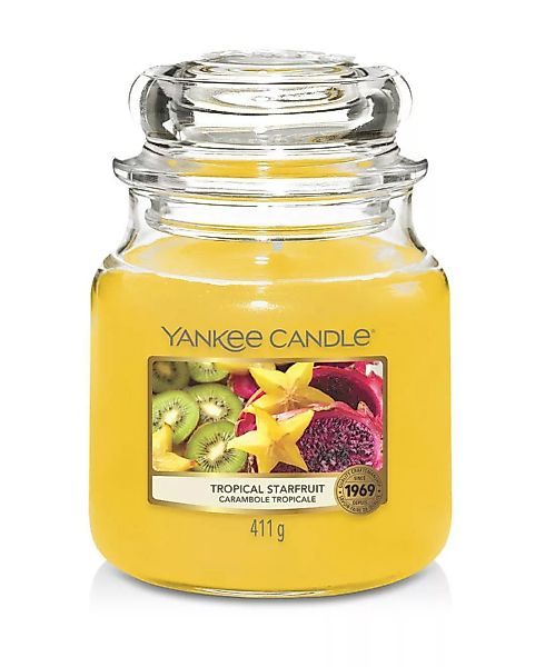 Yankee Candle Duftkerze Tropical Starfruit 411 g günstig online kaufen