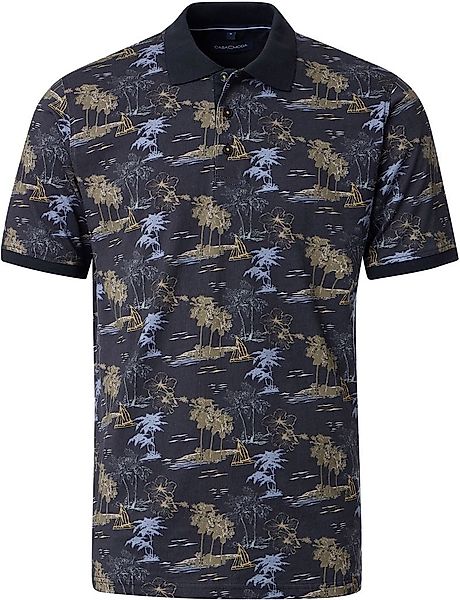 Casa Moda Poloshirt Druck Navy - Größe 3XL günstig online kaufen