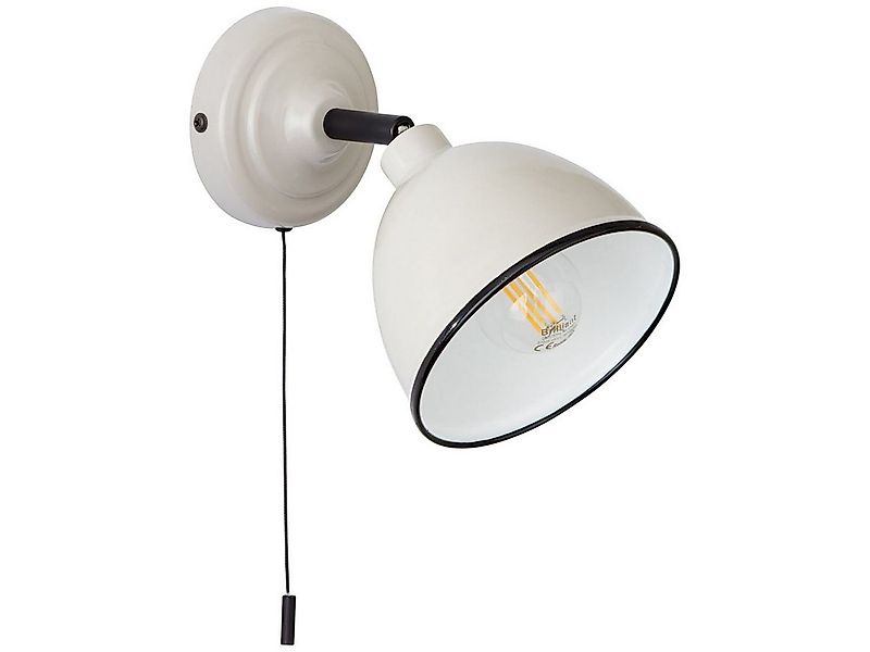 Brilliant Wandleuchte Telio, ohne Leuchtmittel, Wandlampe mit Zugschalter günstig online kaufen
