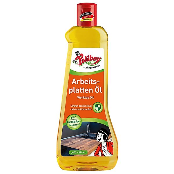 poliboy Arbeitsplatten Öl - 500ml - schützt vor Wasser und Schmutz Holzpfle günstig online kaufen