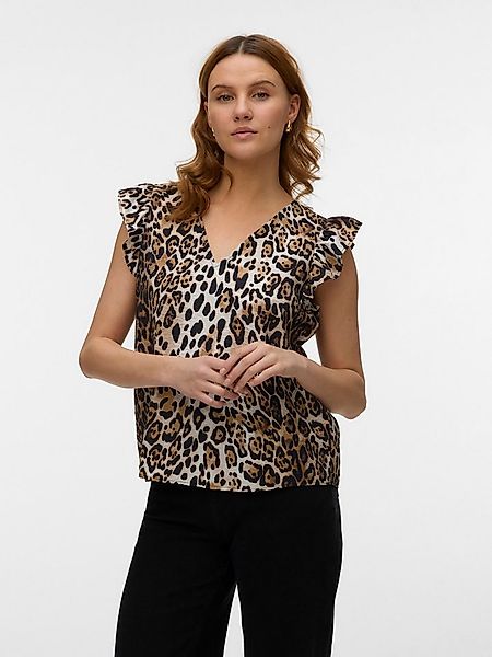 Vero Moda Blusentop VMJOSIE SL V-NECK TOP WVN GA Viskosemischung, regular f günstig online kaufen