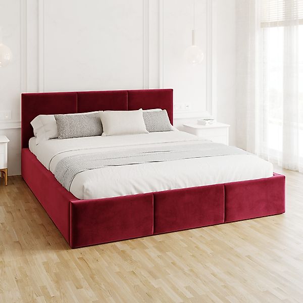 FDM Polsterbett AMBER modern mit Bettkasten günstig online kaufen
