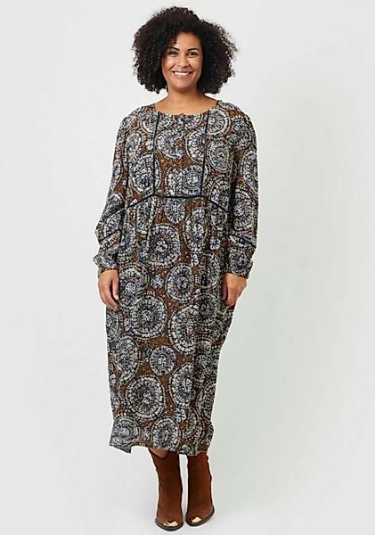 ADIA Jerseykleid mit Allround-Muster günstig online kaufen