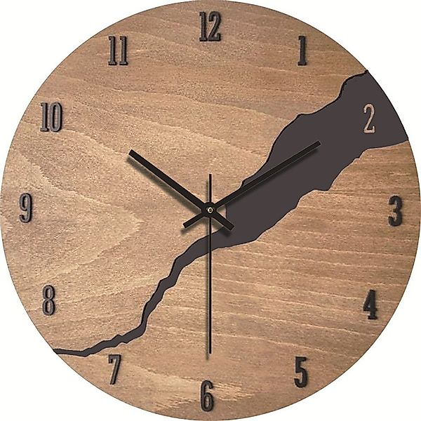RWEUOQ Wanduhr Dekorative Wanduhr Holzwanduhr im günstig online kaufen