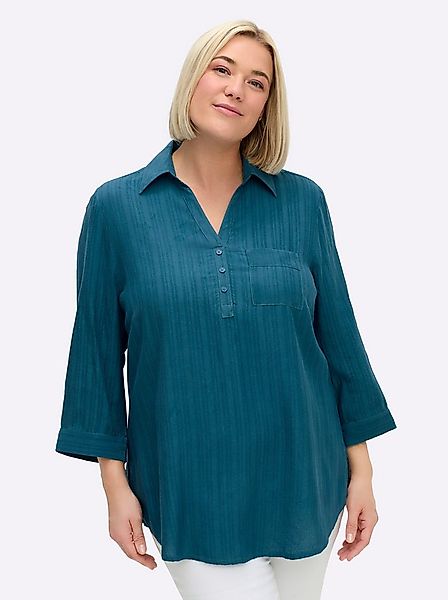 Sheego Klassische Bluse 3/4-Arm-Bluse 3/4-Arm günstig online kaufen