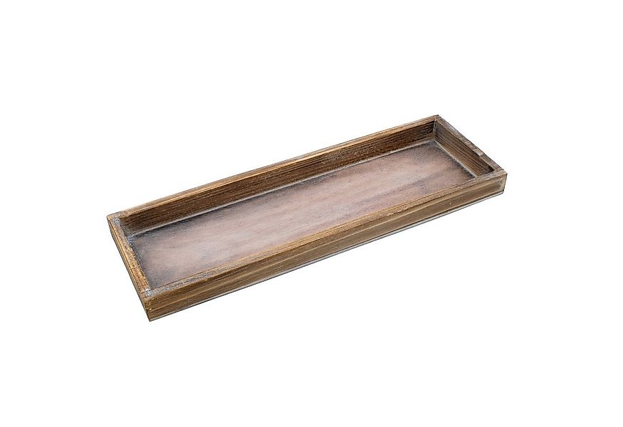 Spetebo Dekotablett Vintage Holz Kerzentablett - 40 x 13 cm (Pack., 1 St., günstig online kaufen