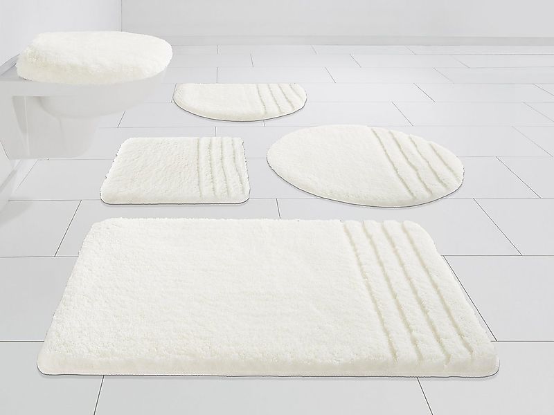 Möve Badematte Loft, Badvorleger, Badezimmer Teppich, Höhe 30 mm, rutschhem günstig online kaufen