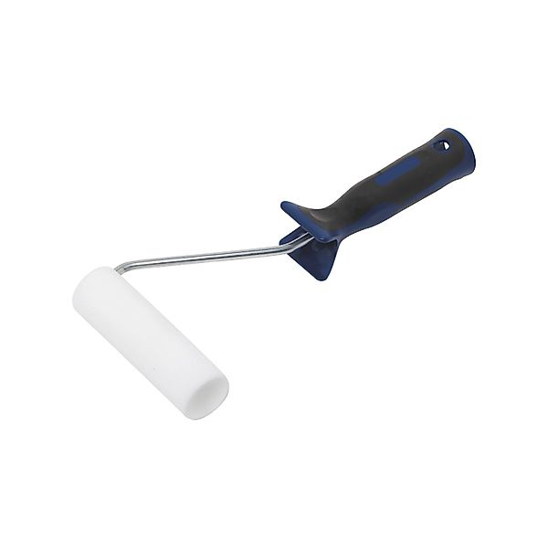 LUX-TOOLS Schaum-Roller Konkav 2K-Softgriff Schwarz-Blau 10 cm günstig online kaufen