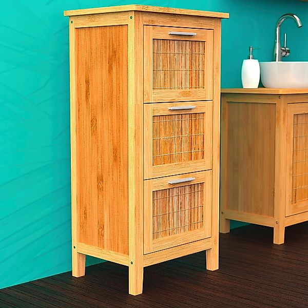 Eisl Unterschrank Bambus Badschrank schmal mit günstig online kaufen