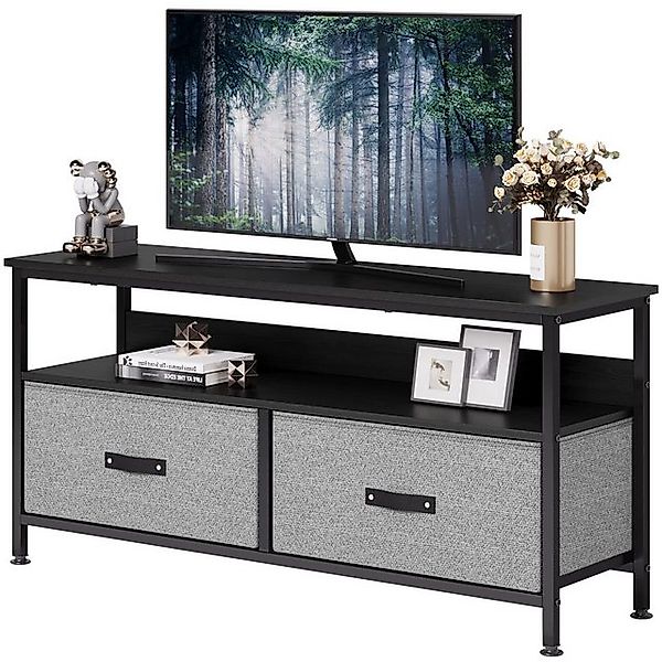 GarveeMore TV-Schrank Kommode TV-Ständer 55 Zoll,Mit 2 Schubladen Und Regal günstig online kaufen