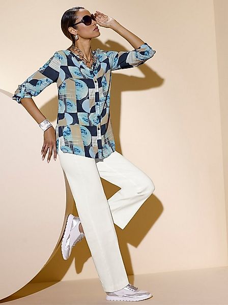 creation L Klassische Bluse Druckbluse . günstig online kaufen