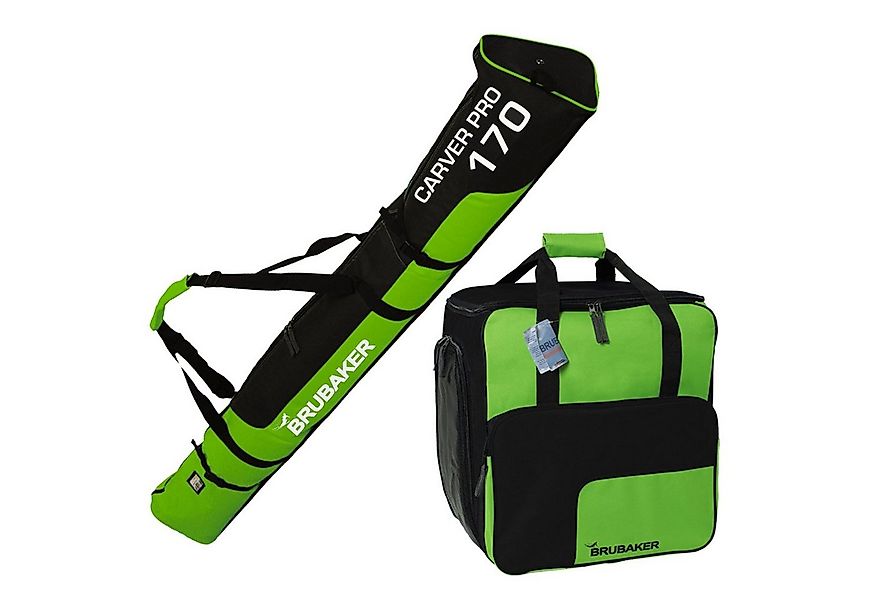BRUBAKER Skitasche "Carver Pro" Ski Taschen Kombi Set (2-tlg., reißfest und günstig online kaufen