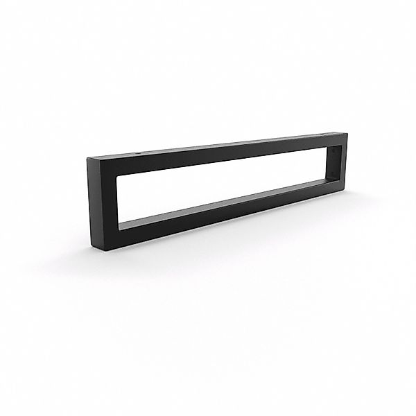 HEVVA Waschtischhalterung RHEIN 10 cm Hoch 50 cm Tief 1 Halter Schwarz günstig online kaufen