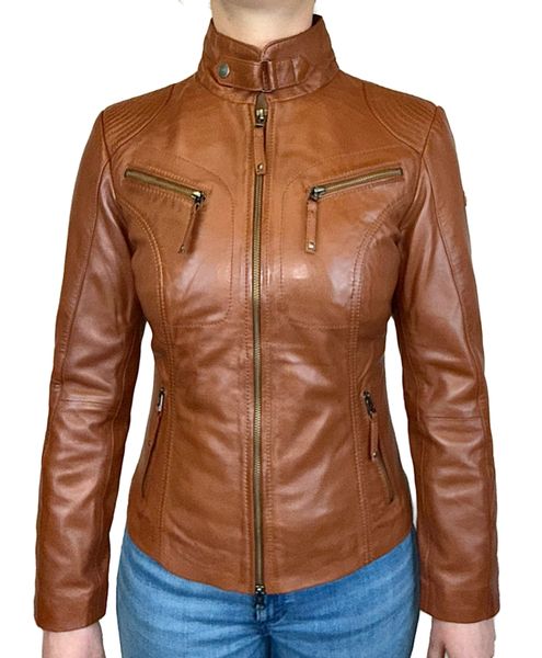 Cabrini Lederjacke aus feinstem Lammnappa günstig online kaufen