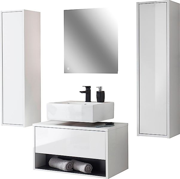Places of Style Badmöbel-Set »Studio Line, Bad im modernen Design, 4-teilig günstig online kaufen