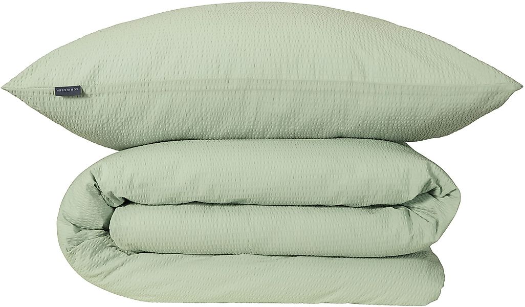 Schiesser Bettwäsche "Laura aus Baumwoll-Seersucker in zarten Farbtönen" 2 günstig online kaufen