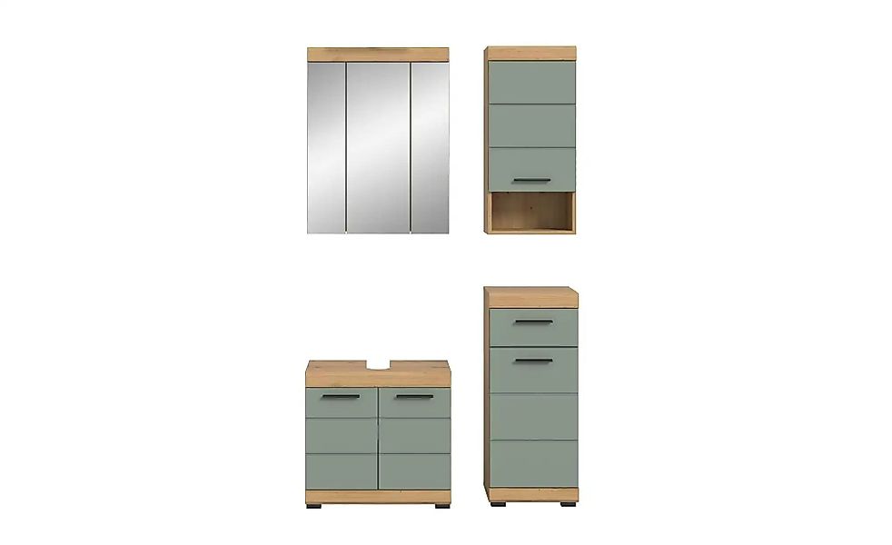 Badmöbel-Set SCHLOONSEE  4 teilig  bestehend aus: Waschbeckenunterschrank günstig online kaufen