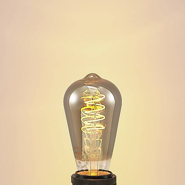 Lucande LED-Leuchtmittel E27 4W LED-Lampe St64, günstig online kaufen