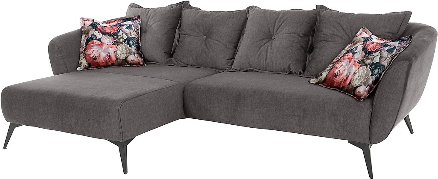 INOSIGN Ecksofa "Baggio romantische Polsterecke, bequem, Breite 277cm, L-Fo günstig online kaufen