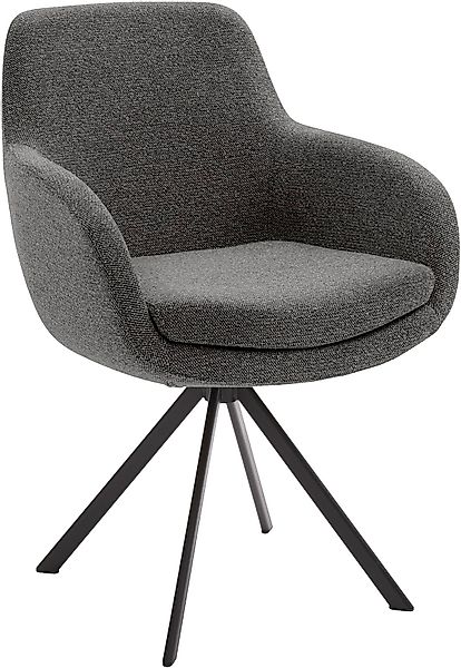 Musterring Esszimmerstuhl »Tavia«, (Set), 2 St., Chenille, Stativgestell Ei günstig online kaufen