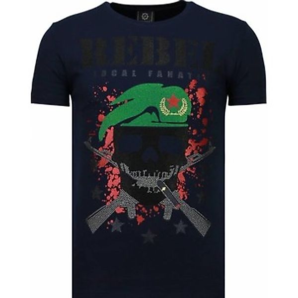 Local Fanatic  T-Shirt Skull Rebel Strass günstig online kaufen