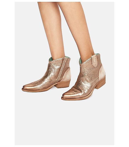 Felmini Stiefelette Leder Cowboy Stiefelette günstig online kaufen