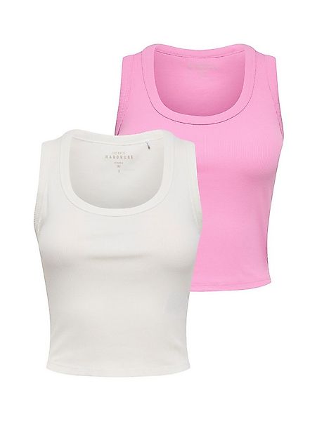 ONLY Tanktop ONLEASY S/L TANK TOP JRS 2 PACK (Packung, 2-tlg) Baumwollmisch günstig online kaufen
