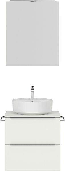 nobilia® Badmöbel-Set »Alvene«, (2 St., vormontiert, mit Soft-Close), inkl. günstig online kaufen