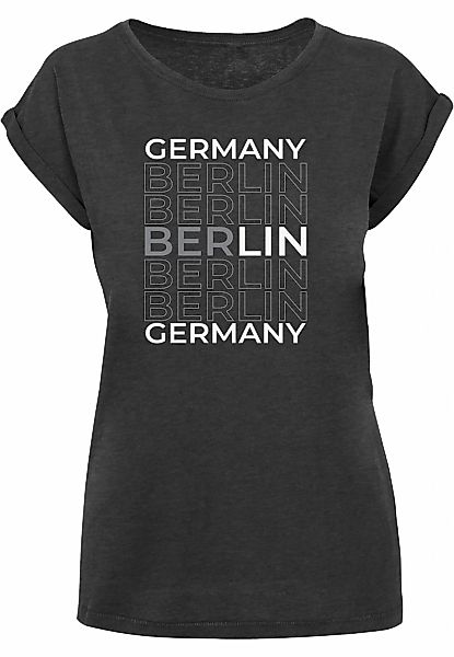 Merchcode T-Shirt "Merchcode Damen Ladies Berlin X Extended Shoulder Tee", günstig online kaufen