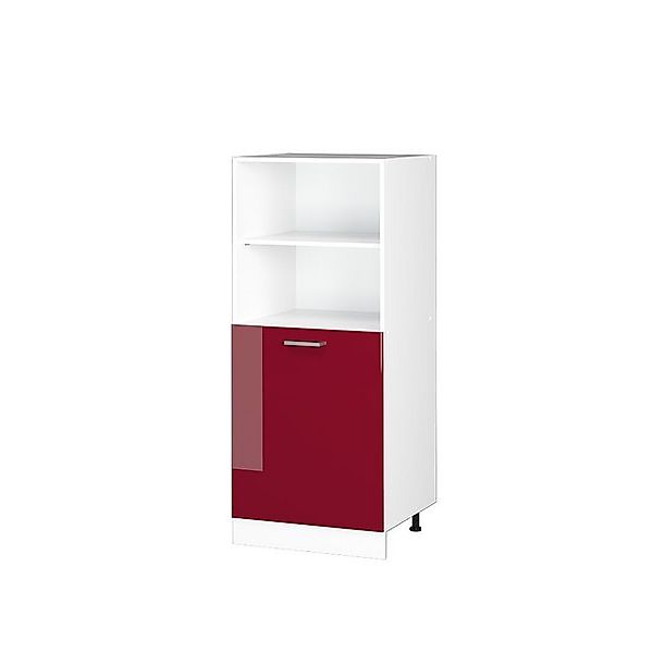 Vicco Herdumbauschrank R-Line Herdschrank Bordeaux Hochglanz/Weiß 60 cm günstig online kaufen