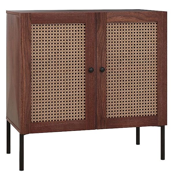 Costway Küchenschrank Aus Holz mit Arbeitsplatte Walnuss 80 x 40 x 80 cm günstig online kaufen