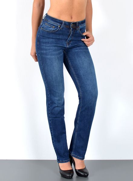 ESRA Straight-Jeans High Waist Damen Jeans günstig online kaufen