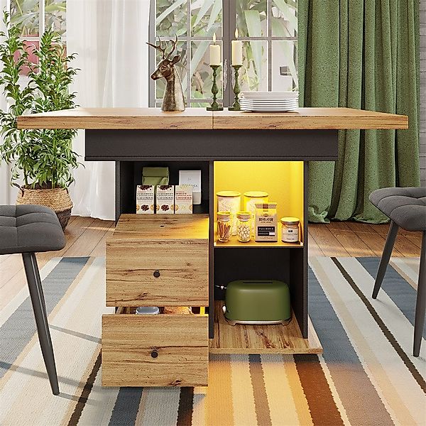 REDOM Esstisch klappbarer Küchentisch (Teleskoptisch mit günstig online kaufen