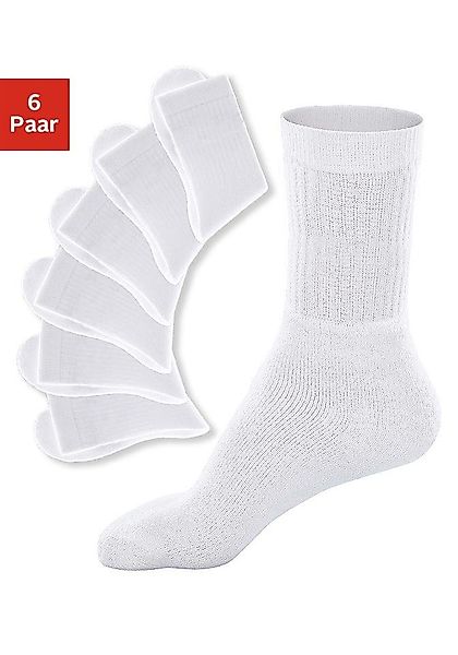 Go in Tennissocken (Packung, 6-Paar) mit geripptem Schaft günstig online kaufen