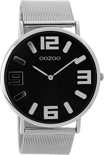 OOZOO Quarzuhr Vintage Herrenuhr C8881 Schwarz Meshband 42 mm C8881 günstig online kaufen