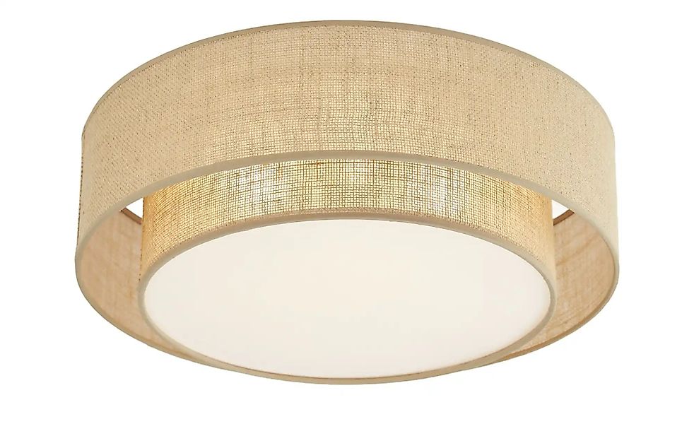 Deckenleuchte  Calisto ¦ creme ¦ Maße (cm): H: 13  Ø: 45 Lampen & Leuchten günstig online kaufen