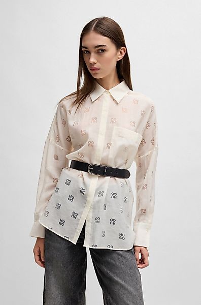 HUGO Ledergürtel Zoey-S Sz35 Ovaler Verschluss, günstig online kaufen