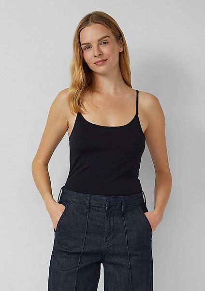 s.Oliver Muscleshirt T-Shirt Slim Fit Shirt mit längenverstellbaren Spaghet günstig online kaufen