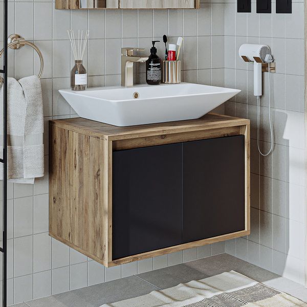 Roomart Badmöbel-Set ATL-2TLG-65, (Waschtisch mit unterschrank günstig online kaufen