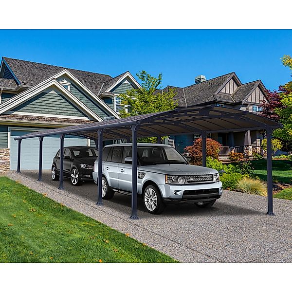 Canopia Carport Arcadia 10600 Anthrazit 360 cm x 1100 cm günstig online kaufen