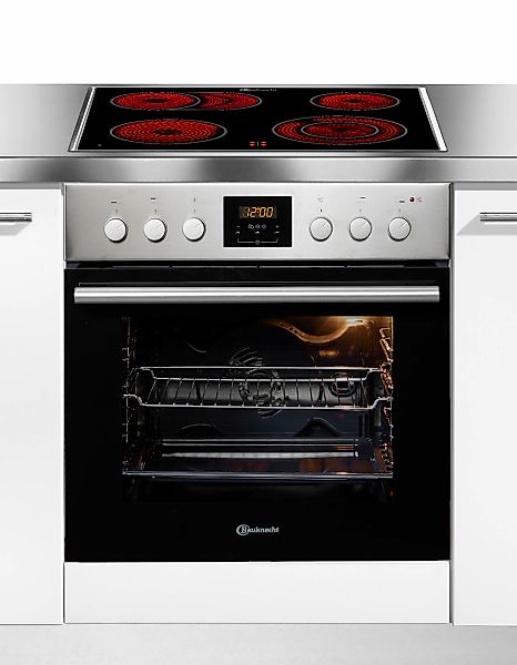 BAUKNECHT Elektro-Herd-Set "HVP2 KH5V IN" Hydrolyse Bräterzone – Zuschaltba günstig online kaufen